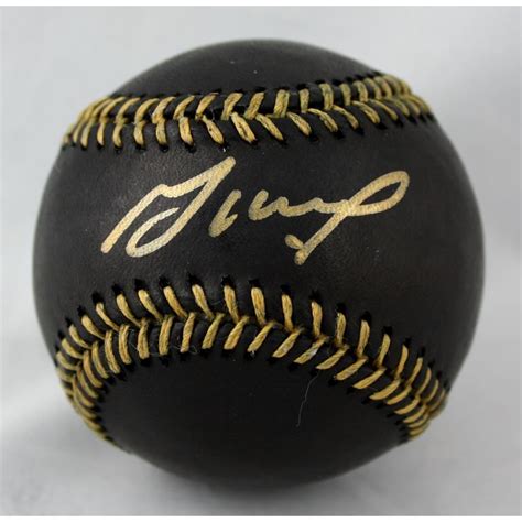 Jose Altuve Signed Oml Black Leather Baseball Jsa Pristine Auction