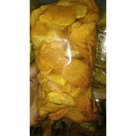 Jual Kripik Talas Mbote Pedas Asin G Shopee Indonesia