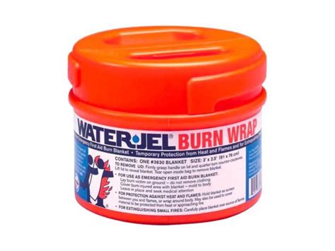 Water Jel Burn Wrap In Canister Fire Safety Safe Industrial