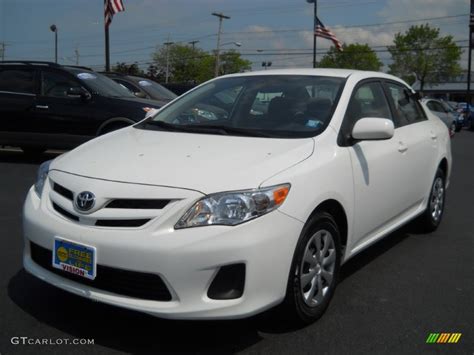 2011 Super White Toyota Corolla LE 65307210 Photo 12 GTCarLot