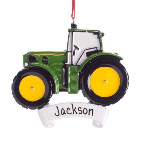 Personalized John Deere Tractor Ornament - Miles Kimball