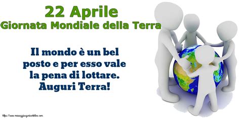 Cartoline Per La Giornata Della Terra Con Messaggi