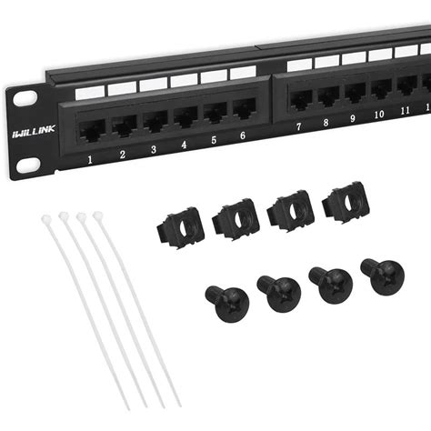 Iwillink Port Patch Panel Cat Patch Panel Rj Keystone Network