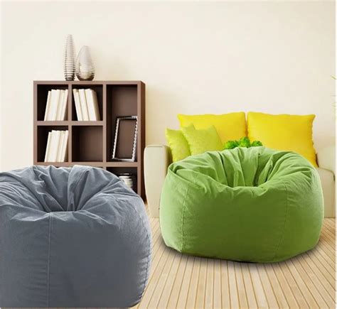 Fashion Leisure Styrofoam Modern Beanbag Sofa Living Room Furniture Sofas Bean Bag Chair For ...