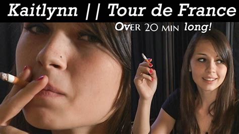 Kaitlynn Smoking Like On Tour De France Interview About Heavy