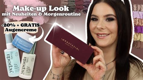 Make Up Look Mit Neuheiten Yepoda Gratis Augencreme