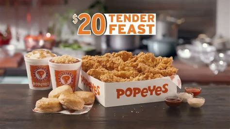 Popeyes 20 Tender Feast Tv Commercial A Deal Fit For The Whole