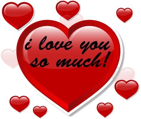 I Love You So Much Hearts - ClipArt Best