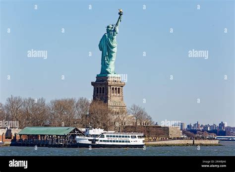 Statue of Liberty viewed from Liberty State Park, New Jersey: The ...