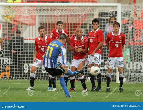 Free Kick with Defensive Wall Editorial Image - Image of football ...