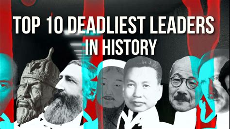 Top 10 Deadliest Leaders In History Youtube