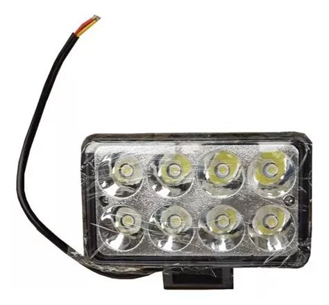 Faro Rectangular 8 Leds Alta Y Baja 5 5 X 3 5 Blanco MercadoLibre