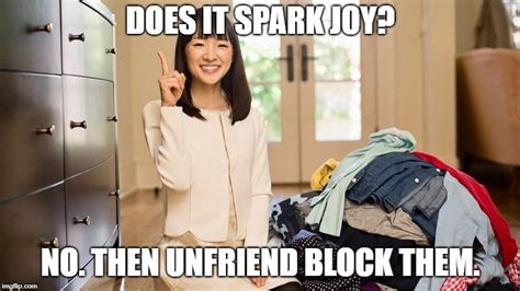 Marie Kondo Joy Imgflip