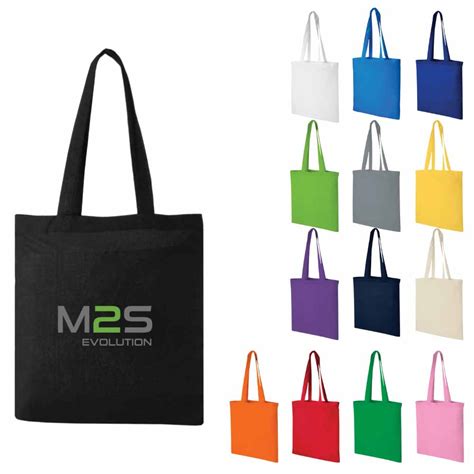 Tote Bag Personnalisable En Coton 14 Couleurs M2S Evolution