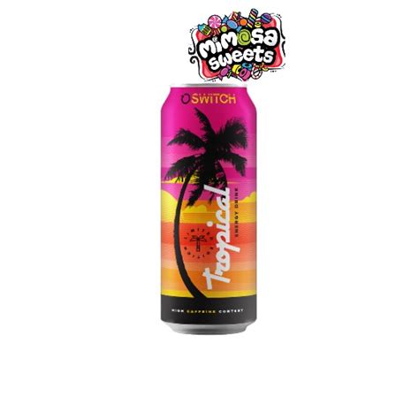 Switch Energy Drink Tropical 500mlx6 Mimosa Sweets