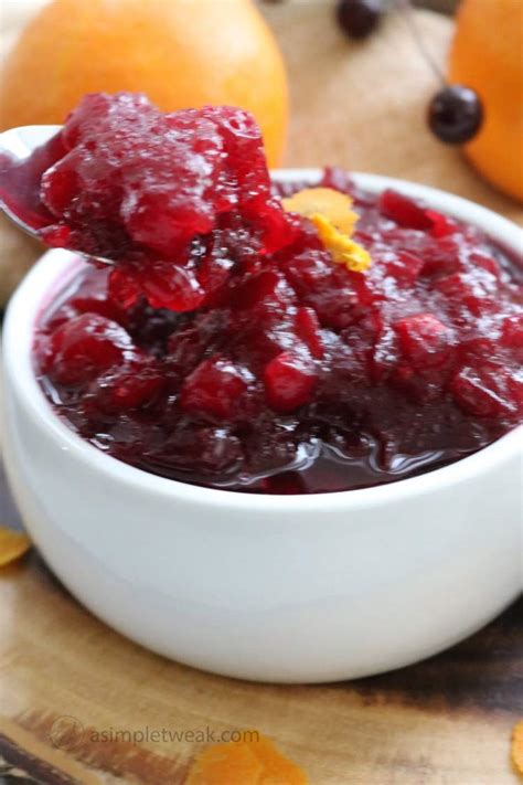 Easy Homemade Cranberry Sauce Recipe A Simple Tweak