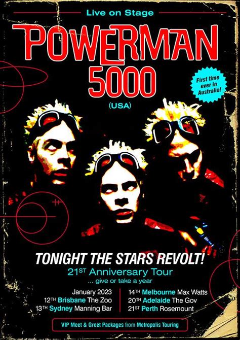 [MUSIC INTERVIEW] POWERMAN 5000 - 2023 Australian Tour Interview - Subculture Entertainment