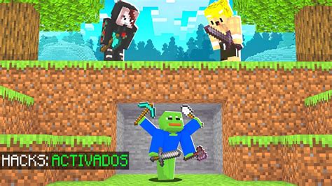 Hice Trampas En Reto De Cazador Vs VMario En Minecraft YouTube