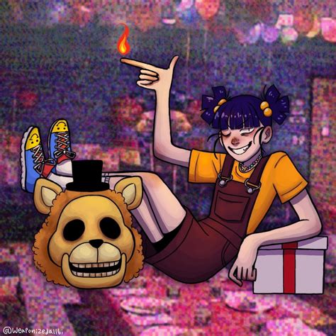 Cassidy Fnaf Art Print Etsy