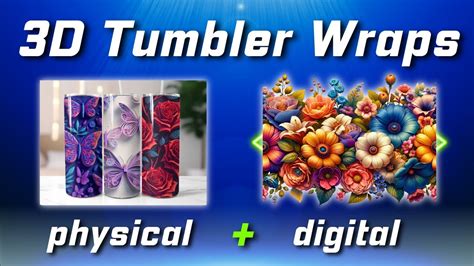 How To Design Sell 3D Tumbler Wraps And Tumblers AI Art Side Hustle