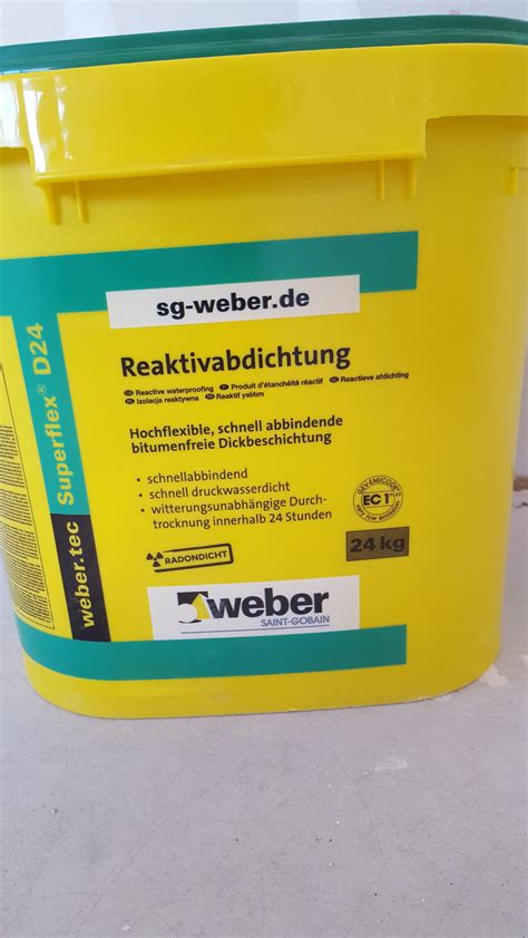 Weber Tec Superflex Reaktivabdichtung D Kaufen Baustoffe Kaufen Auf