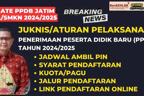 Info Ppdb Sma Smk Dinas Pendidikan Provinsi Jawa Timur Tahun