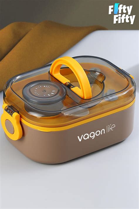 Vagonlife Ml Tek Kat Paslanmaz Elik Bento Lunch Box Yeni Nesil