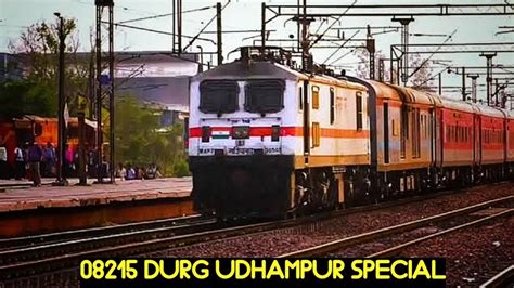 Udhampur Durg Sf Express Hownking At Kmph Udhampur Exp Crossing