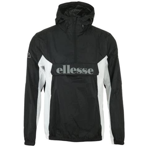 Veste Ellesse Aceras Oh Jacket Black White Cdiscount Sport