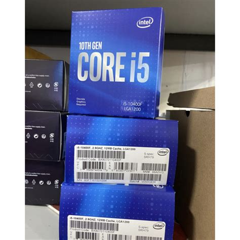 Jual PROCESSOR INTEL CORE I5 10400F BOX LGA 1200 GEN 10 Jakarta Pusat