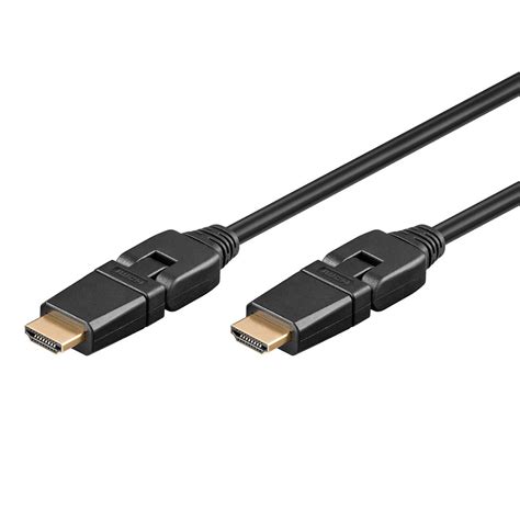 Goobay Ultra High Speed Drejbar HDMI Kabel M Ethernet 2m 65 DKK