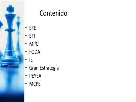 Matriz De Diagnostico Estrategico Ppt