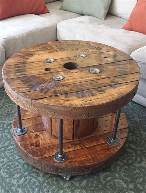 Industrial End Tables Google Search Spool Furniture Industrial