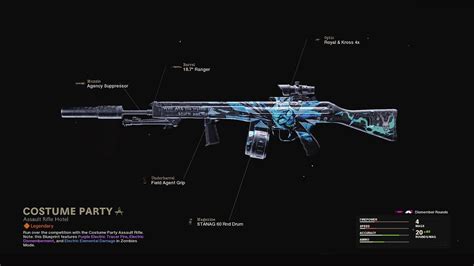 Costume Party Cod Warzone And Black Ops Cold War Weapon Blueprint