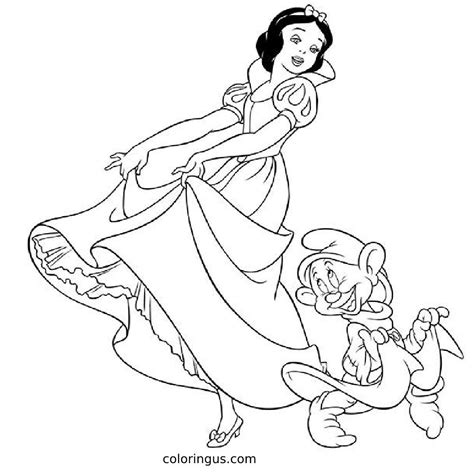 Snow White And The Seven Dwarfs Coloring Pages Coloringus 10260 The Best Porn Website