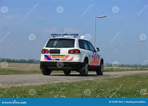 Amsterdam The Netherlands May 6th 2017 Dutch Police Car Editorial