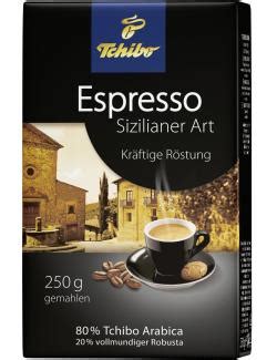 Tchibo Espresso Sizilianer Art 250g Gemahlen Hier Online Kaufen