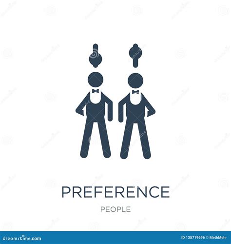 Preference Icon in Trendy Design Style. Preference Icon Isolated on