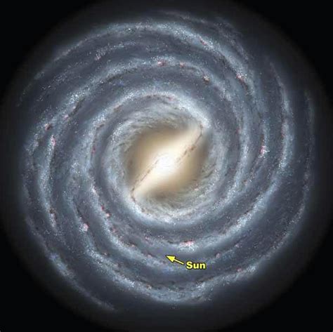 Perfect Example Of A Barred Spiral Galaxy Seen Face On This Is What