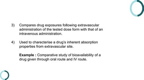 Absolute Bioavailability Relative Bioavailability Ppt