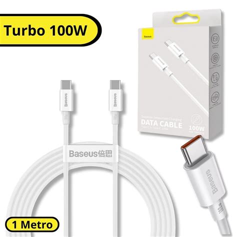 Cabo De Dados Turbo 100W Superior Series Fast Charging 1m Tipo C