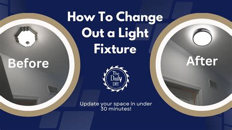 How To Change A Flush Mount Ceiling Light Fixture Youtube