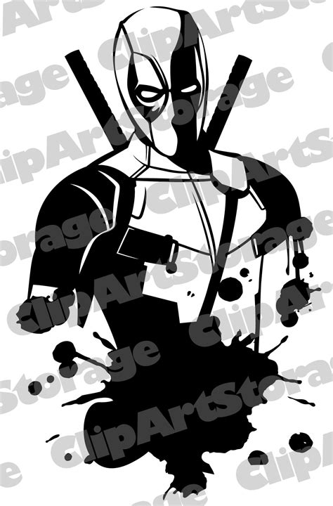 Chibi Deadpool Drawing at GetDrawings | Free download