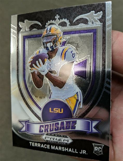 Panini Prizm Draft Picks Crusade Terrace Marshall Jr Rc Rookie