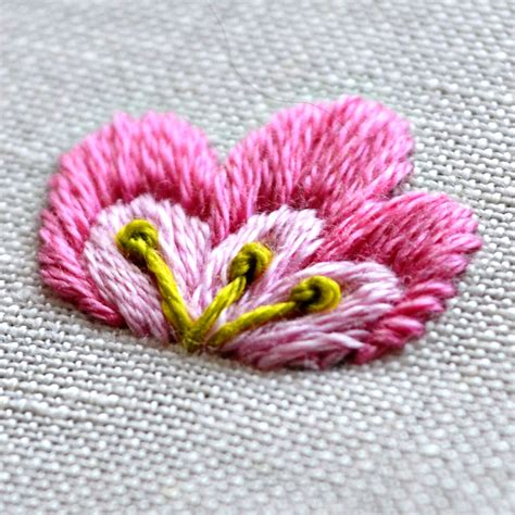 Satin Stitch Embroidery