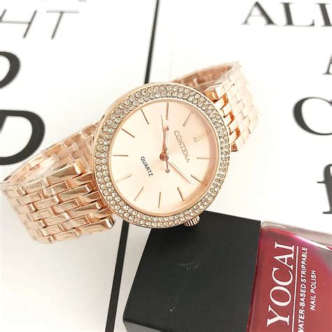 Luxury Women Diamonds Watch Famous Brand Elegant Quartz Dress Watches Ladies Rhinestone Watches