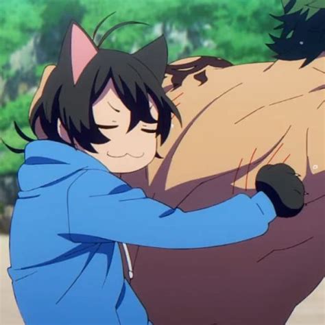 Anime Character Hugging Scene With Trees