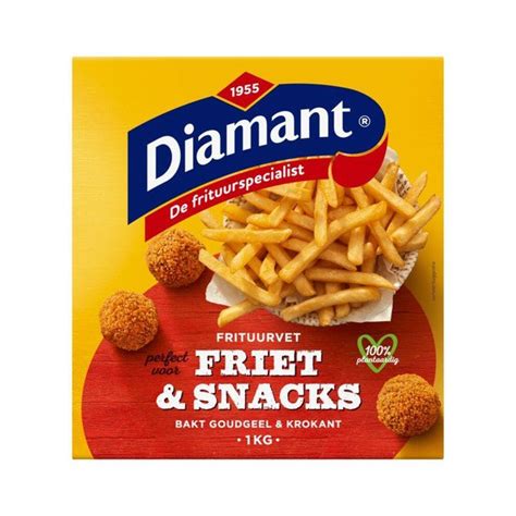 Diamant Frituurvet Friet Snacks 12 X 1 Kg