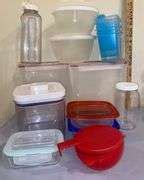 Tupperware & Anchor Hocking Storage Containers - Sherwood Auctions