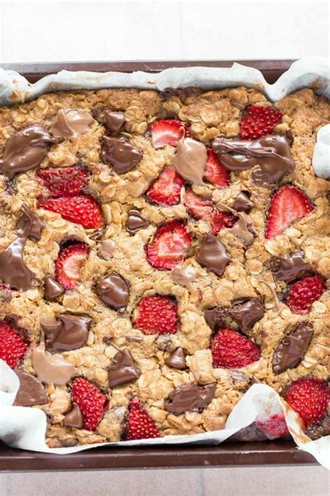 Healthy Strawberry Oatmeal Bars 4 Ingredients Artofit